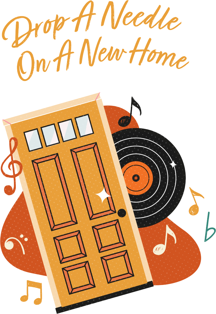 Drop a Needle on a New Home - Image of a Door